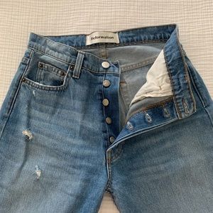 REFORMATION JEANS.